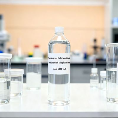 Chất lỏng trong suốt không màu ammonium thioglycolate 59% theo yêu cầu của khách hàng CAS 54421-46-5