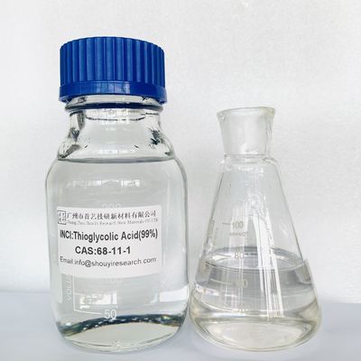 Axit Thioglycolic không màu 99% phá vỡ liên kết Disulfide có thể làm cho tóc mềm