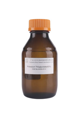Potassium Thioglycolate 42% minh bạch đến hơi màu hồng Lỏng có mùi đặc biệt của hợp chất Thiol có hiệu quả cao Xóa lông có thể được thực hiện trong 3-10 phút dễ sử dụng