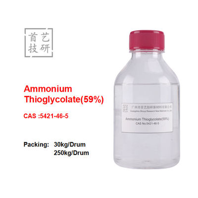 Ammonium Thioglycolate 59% Perm Lỏng không màu độ nhớt 30-50 Cps
