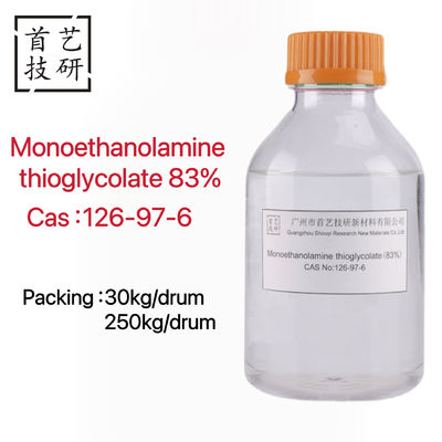 Mùi đặc trưng Monoethanolamine Thioglycolate Liquid với công thức phân tử C4H11NO3S