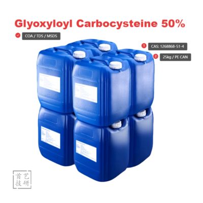 50% Glyoxyloyl Carbocysteine Glyoxyloyl Keratin Amino Acids & Water