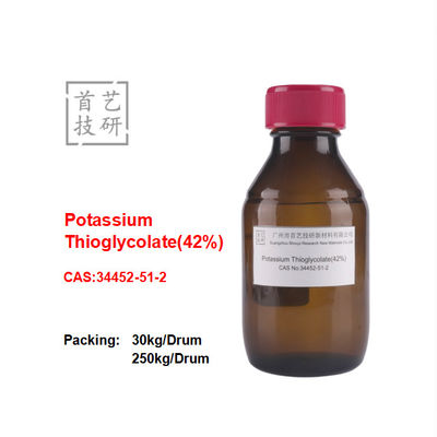Potassium thioglycolate 42% hòa tan trong nước Bột trắng Trọng lượng phân tử 164,25 Off Màu trắng