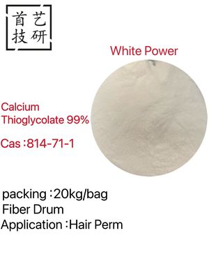 Bột Calcium Thioglycolate Trihydrate trắng Đối với nhiệt độ phòng Ứng dụng loại bỏ các tế bào da chết