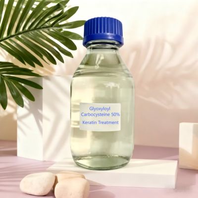 Glyoxyloyl Carbocysteine 50% Màu vàng đến Hồng sáng CAS 1268868-51-4 Điều trị Keratin